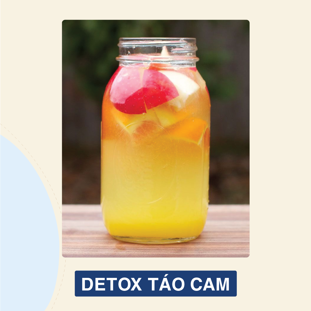 Cách Làm Nước Detox Táo Cam